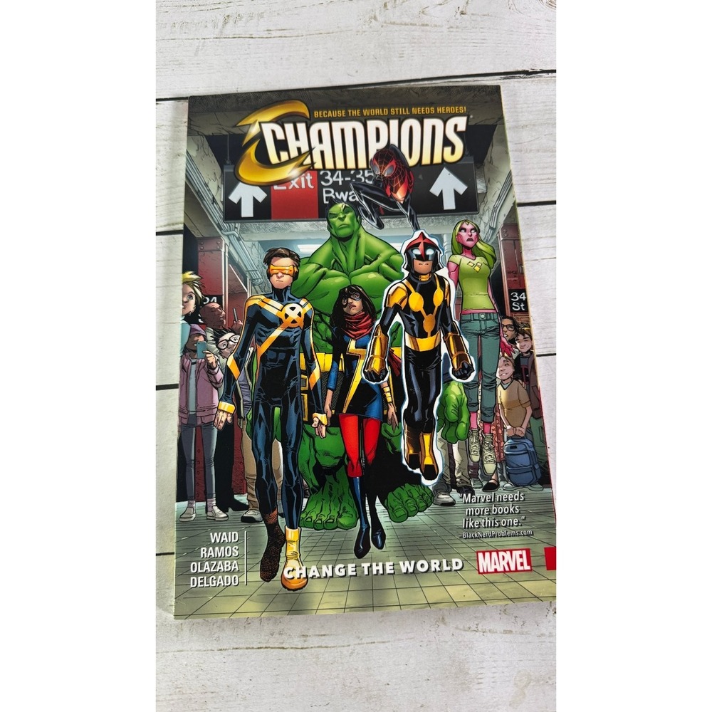 Champions‎ Change the World Waid Ramos 2017 TPB Marvel Graphic Novel